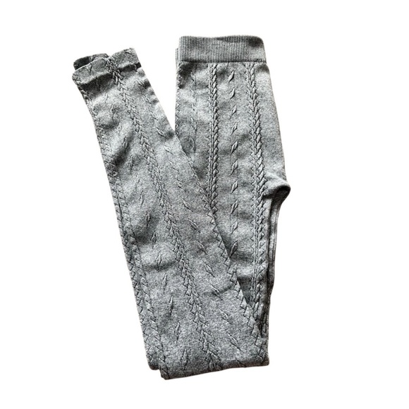 Nikibiki Textured Cable Knit Blue Fashion Leggings Size OS - Picture 2 of 5